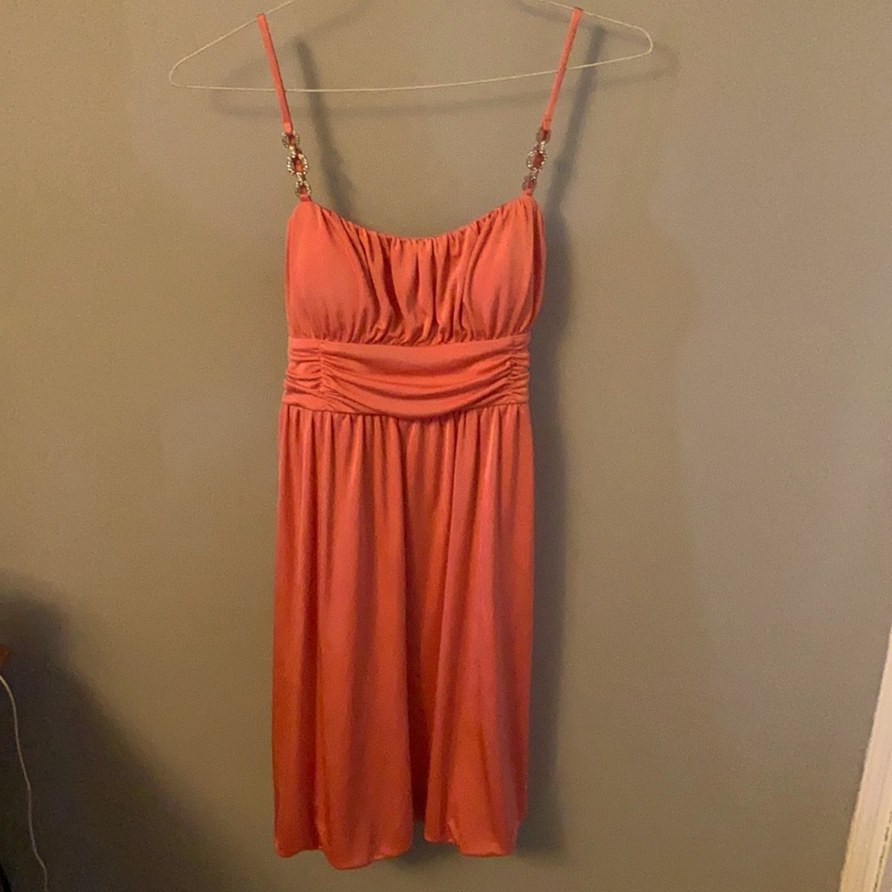 NWOT BCX coral dress